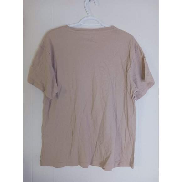 David Bowie Women's Soft Lightweight Crewneck Short Sleeve Band Tee Tan M - Picture 5 of 6